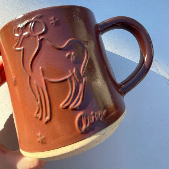 NWT Urban Outfitters Aries Zodiac Stacking Mug - Picture 4 of 9